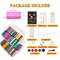 Polymer Clay, 50 Colors Modeling Clay for Kids, Christmas Earring Making Kit with Sculping Tools, Sculpey Clay Kit for Christmas Gifts